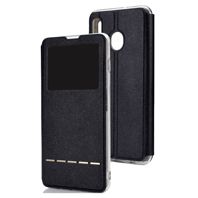Golden Beach Window with Bracket Mobile Phone Holster Smart Sliding Button Answering Phone for Galaxy A20 / A30