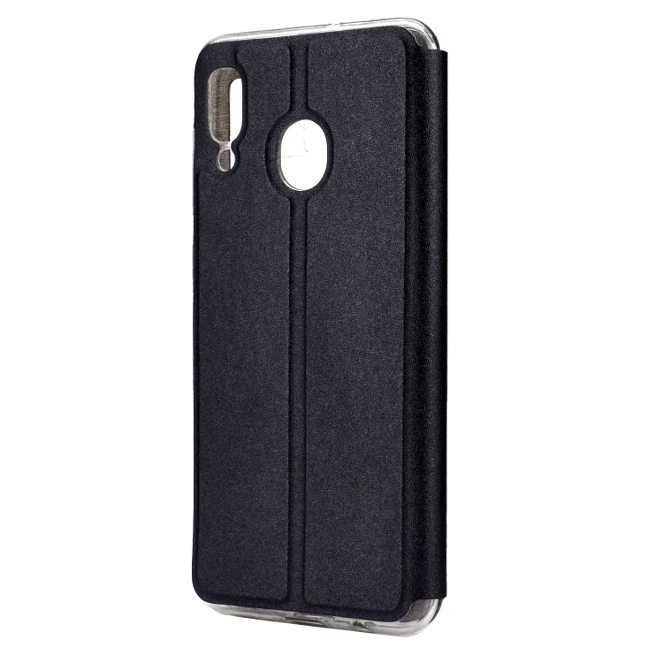 Golden Beach Window with Bracket Mobile Phone Holster Smart Sliding Button Answering Phone for Galaxy A20 / A30