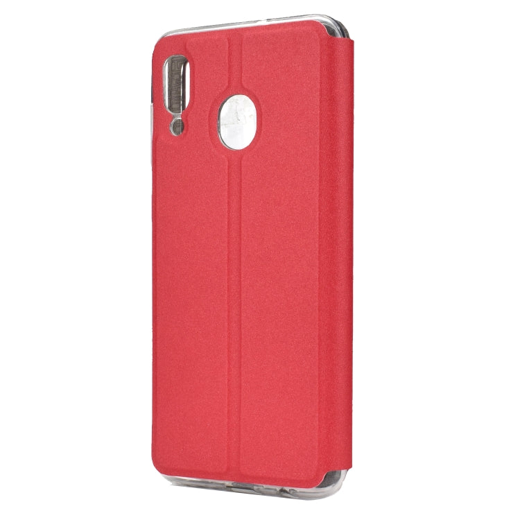 Golden Beach Window with Bracket Mobile Phone Holster Smart Sliding Button Answering Phone for Galaxy A20 / A30
