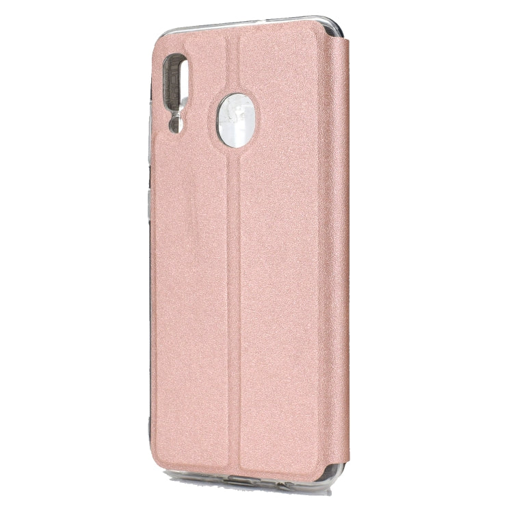 Golden Beach Window with Bracket Mobile Phone Holster Smart Sliding Button Answering Phone for Galaxy A20 / A30