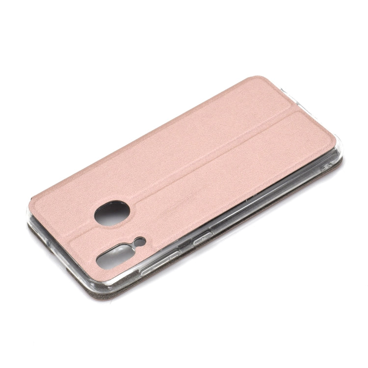 Golden Beach Window with Bracket Mobile Phone Holster Smart Sliding Button Answering Phone for Galaxy A20 / A30