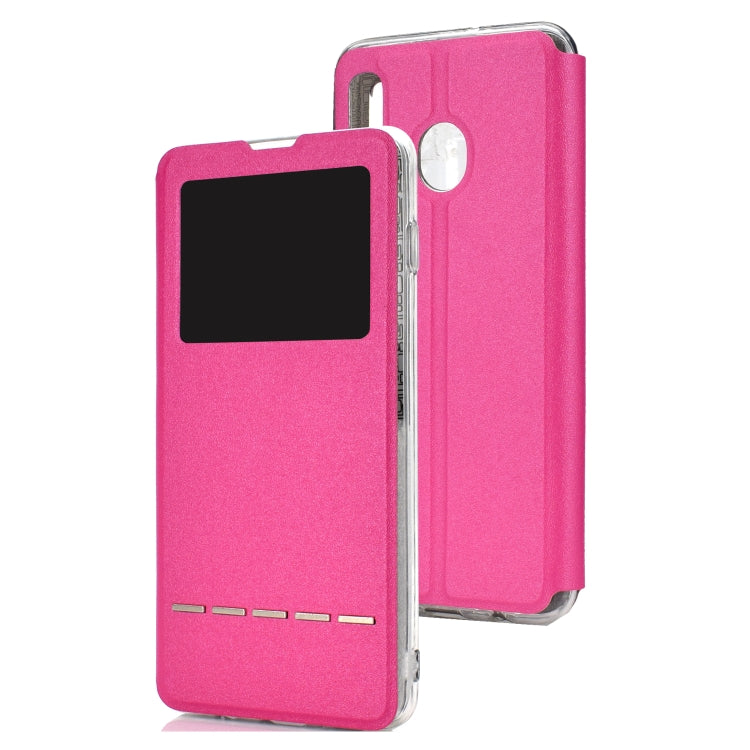 Golden Beach Window with Bracket Mobile Phone Holster Smart Sliding Button Answering Phone for Galaxy A20 / A30