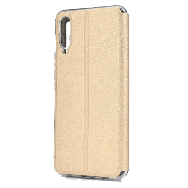 Golden Beach Window with Bracket Mobile Phone Holster Smart Sliding Button Answering Phone for Samsung Galaxy A50