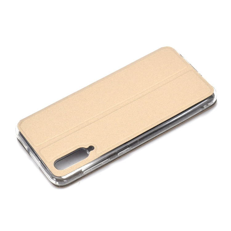 Golden Beach Window with Bracket Mobile Phone Holster Smart Sliding Button Answering Phone for Samsung Galaxy A50