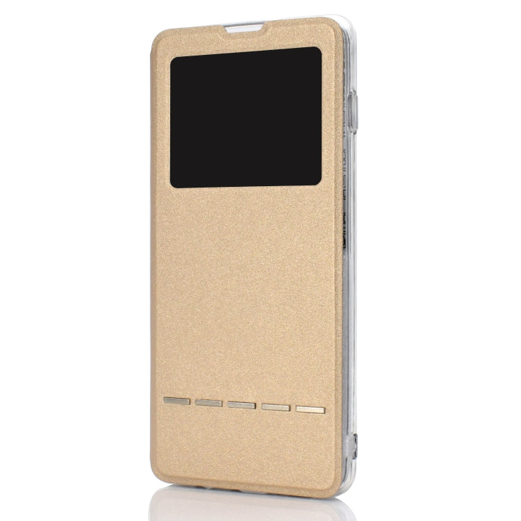 Golden Beach Window with Bracket Mobile Phone Holster Smart Sliding Button Answering Phone for Galaxy A70