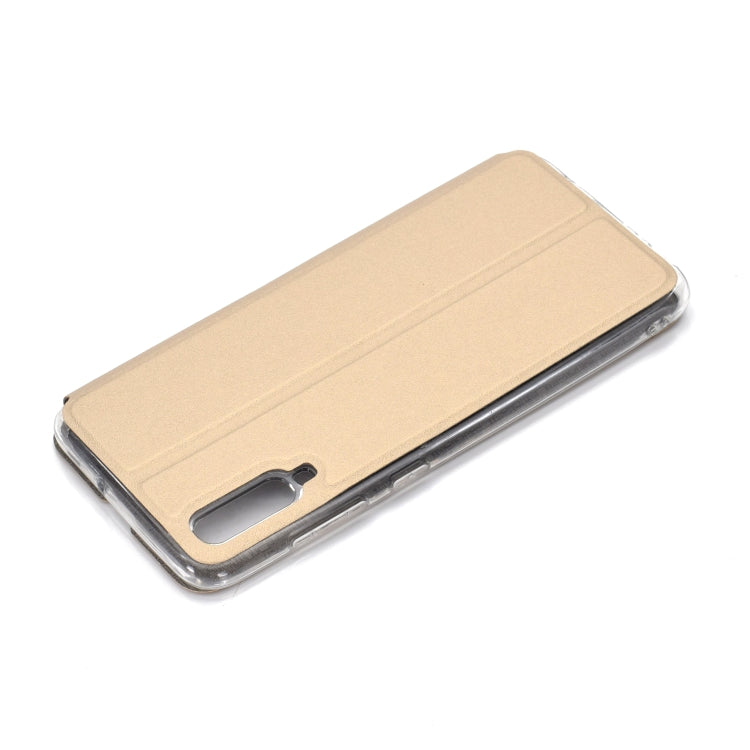 Golden Beach Window with Bracket Mobile Phone Holster Smart Sliding Button Answering Phone for Galaxy A70