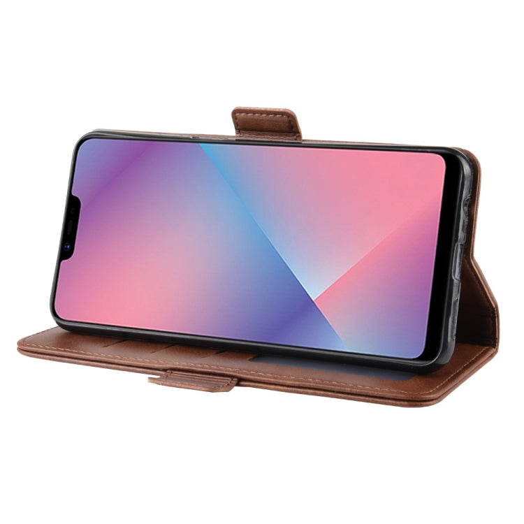 Wallet Stand Leather Cell Phone Case for OPPO A5 / A3S / AX5ï¼Œwith Wallet & Holder & Card Slots