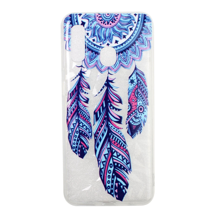 Diamond Pattern Painted TPU Protective Case for Samsung Galaxy A20e