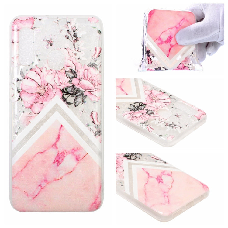 Diamond Pattern Painted TPU Protective Case for Samsung Galaxy A20e