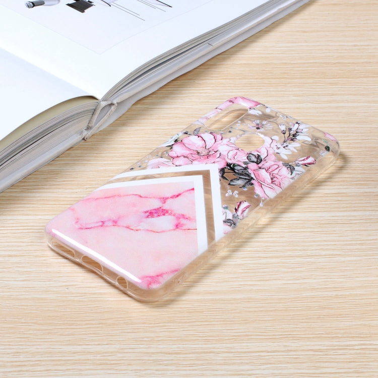 Diamond Pattern Painted TPU Protective Case for Samsung Galaxy A20e