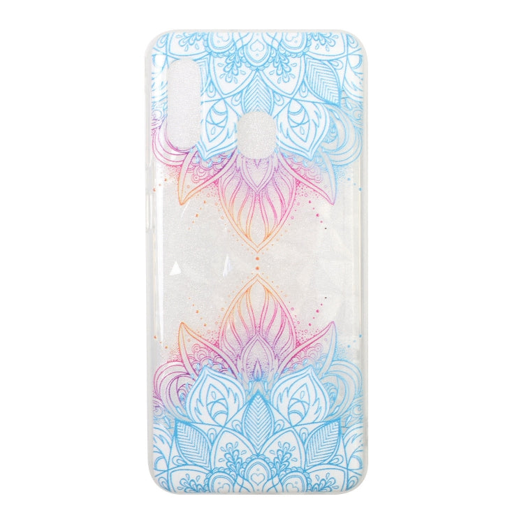 Diamond Pattern Painted TPU Protective Case for Samsung Galaxy A20e