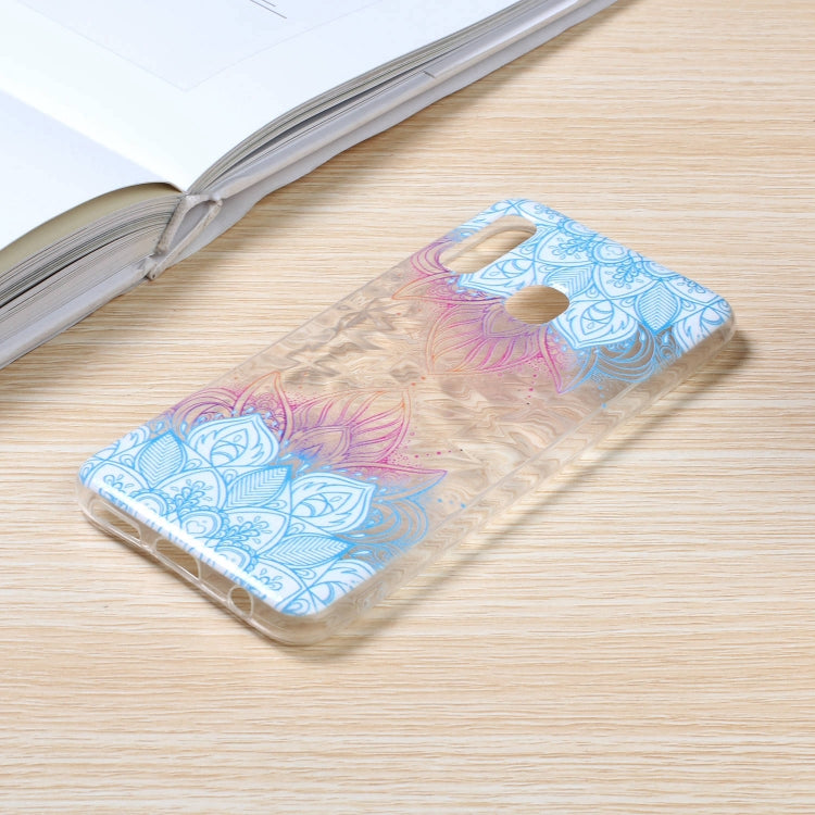 Diamond Pattern Painted TPU Protective Case for Samsung Galaxy A20e