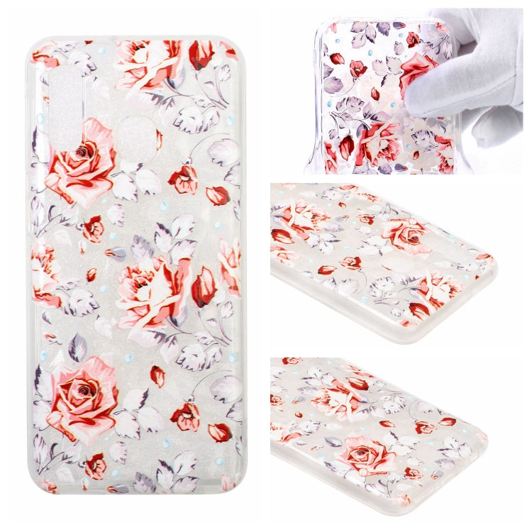 Diamond Pattern Painted TPU Protective Case for Samsung Galaxy A20e