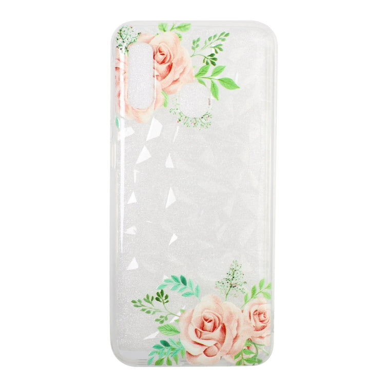 Diamond Pattern Painted TPU Protective Case for Samsung Galaxy A20e