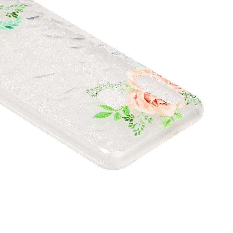 Diamond Pattern Painted TPU Protective Case for Samsung Galaxy A20e