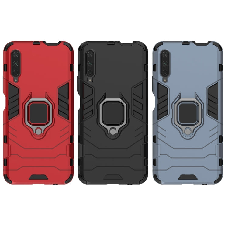 PC + TPU Shockproof Protective Case with Magnetic Ring Holder for Huawei Honor 9X / 9X Pro