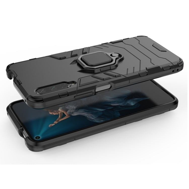 PC + TPU Shockproof Protective Case with Magnetic Ring Holder for Huawei Honor 9X / 9X Pro