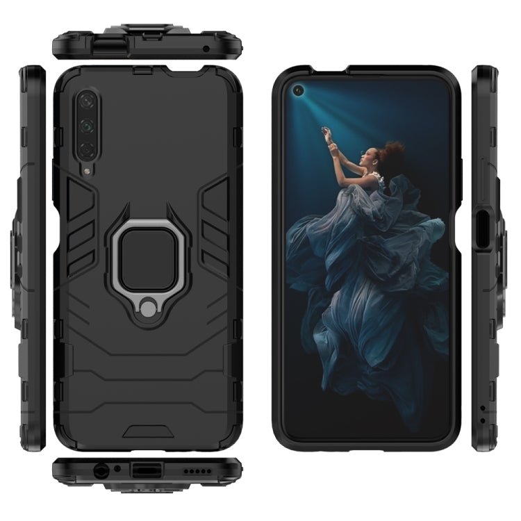 PC + TPU Shockproof Protective Case with Magnetic Ring Holder for Huawei Honor 9X / 9X Pro