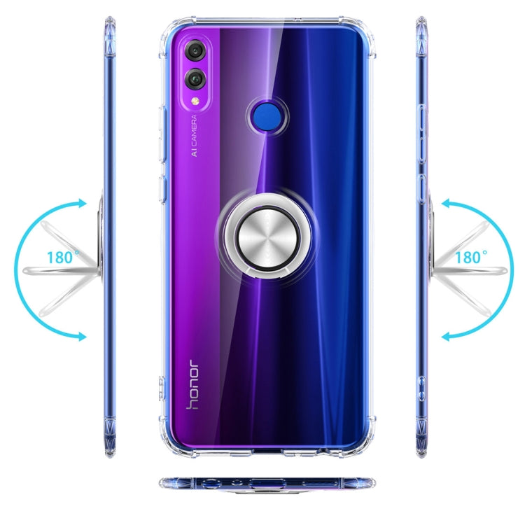 Ultra-thin TPU Protective Case for Huawei Honor 8X , with 360 Degree Rotation Holder