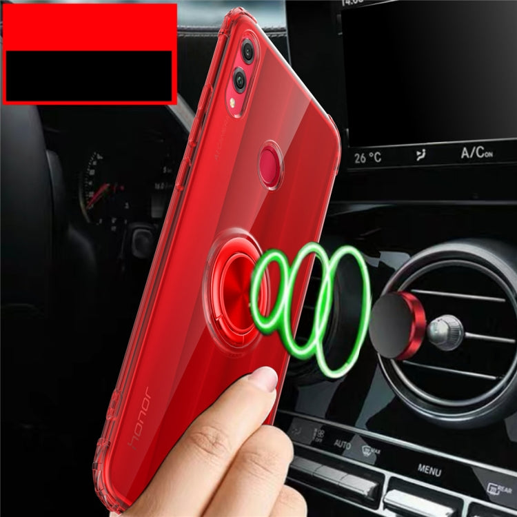 Ultra-thin TPU Protective Case for Huawei Honor 8X , with 360 Degree Rotation Holder