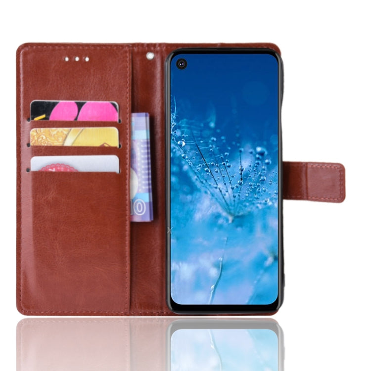 Retro Crazy Horse Texture Horizontal Flip Leather Case for Motorola One Action , with Holder & Card Slots & Photo Frame