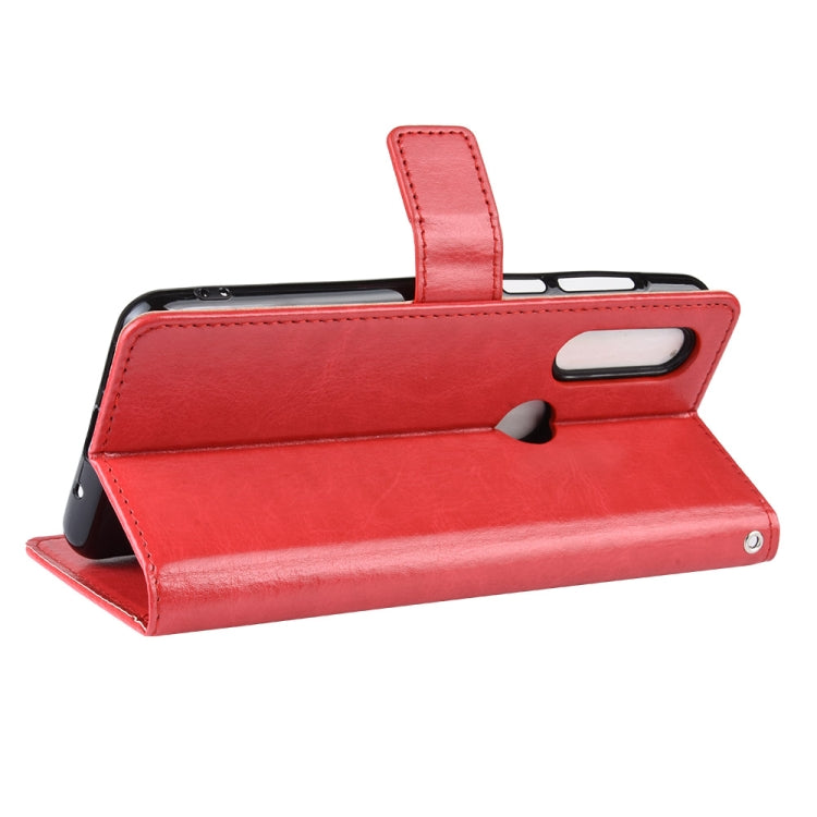 Retro Crazy Horse Texture Horizontal Flip Leather Case for Motorola One Action , with Holder & Card Slots & Photo Frame