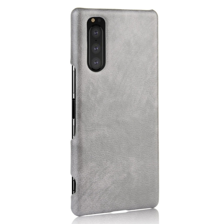 Shockproof Litchi Texture PC + PU Case For Sony Xperia 5