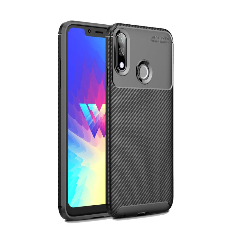 Beetle Series Carbon Fiber Texture Shockproof TPU Case for LG W10