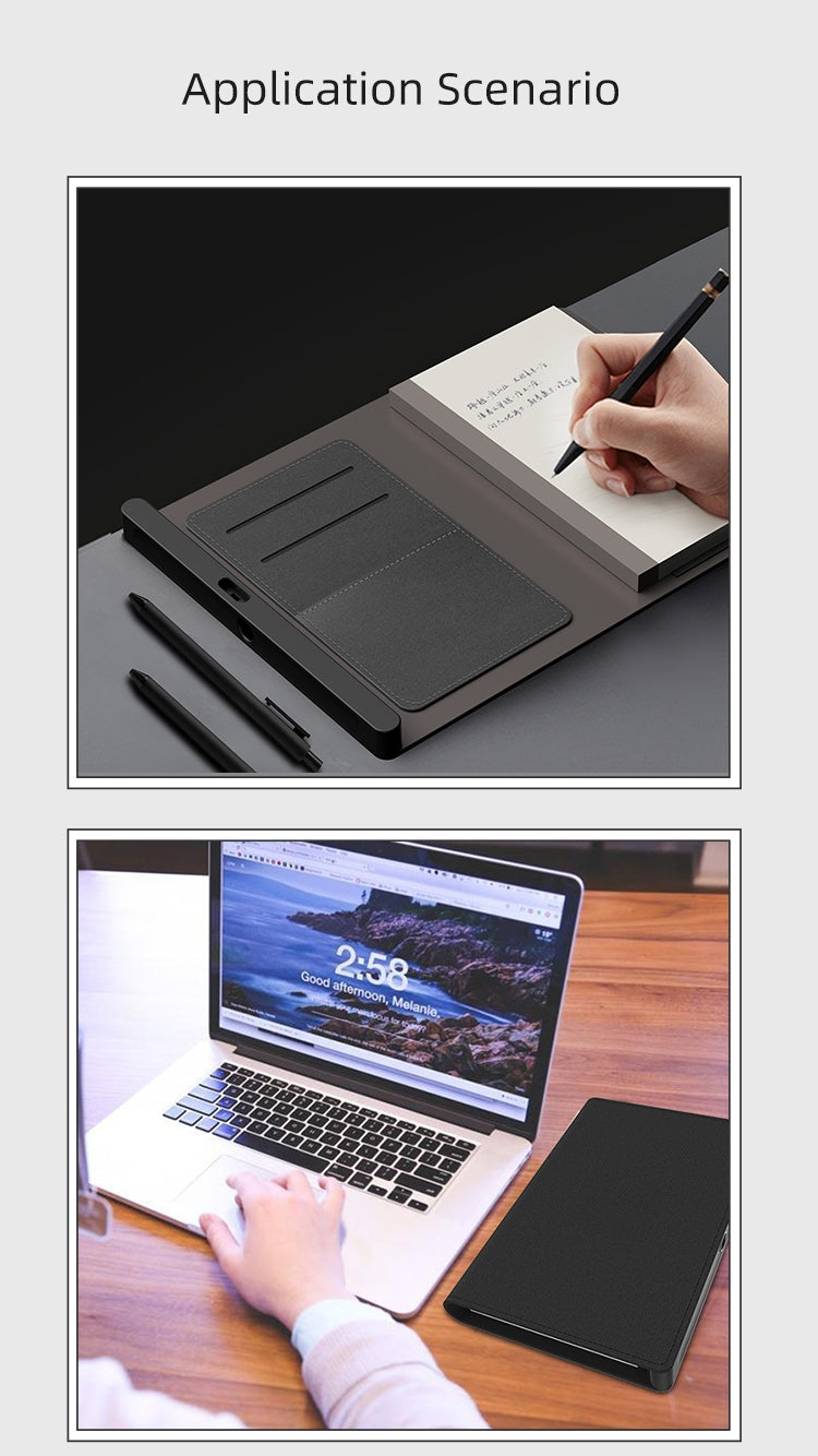 L9S Fingerprint Lock Notebook Intelligent Lock Encryption Account Fingerprint Unlock Super Long Standby Fingerprint Account(Black)