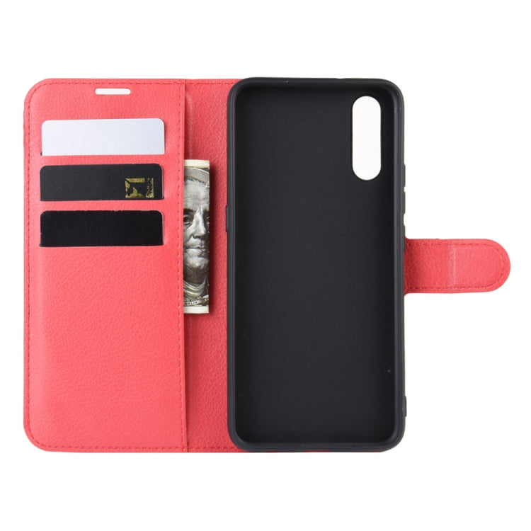 Litchi Texture Horizontal Flip Leather Case for VIVO Y7s / IQOO Neo , with Wallet & Holder & Card Slots