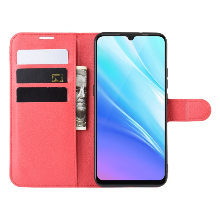Litchi Texture Horizontal Flip Leather Case for VIVO Y7s / IQOO Neo , with Wallet & Holder & Card Slots