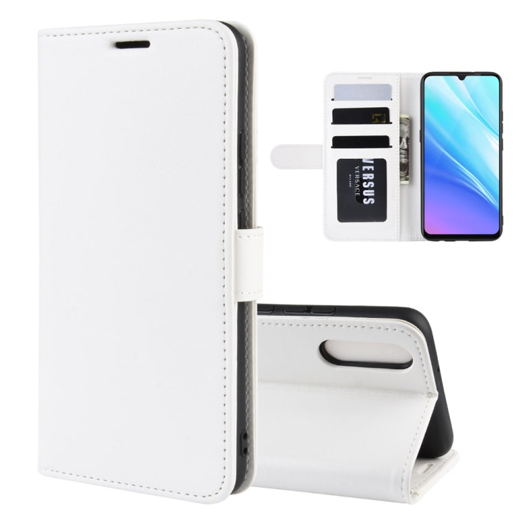 R64 Texture Single Fold Horizontal Flip Leather Case for VIVO Y7s / IQOO Neo, with Holder & Card Slots & Wallet