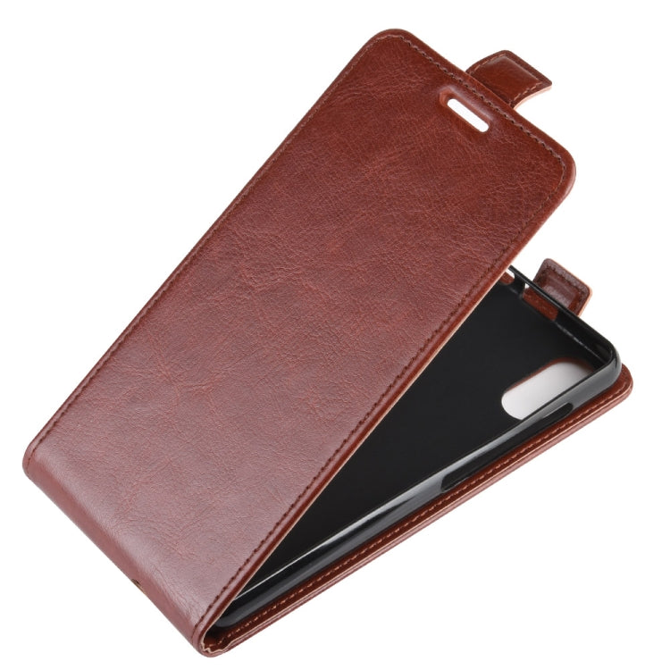 Crazy Horse Vertical Flip Leather Protective Case for Wiko Sunny 4 Plus