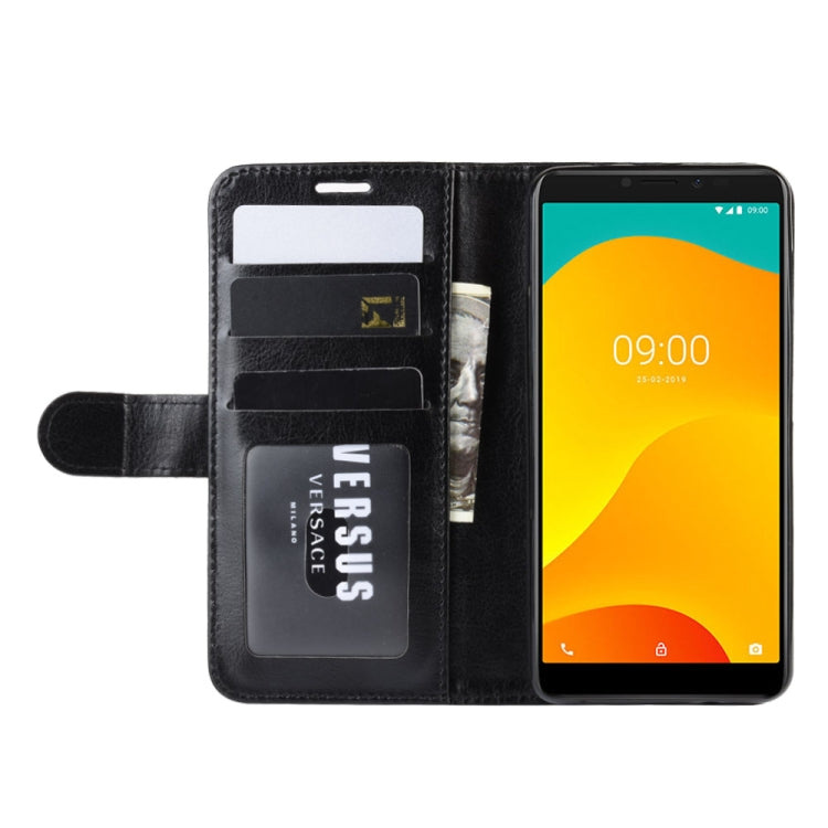 R64 Texture Single Fold Horizontal Flip Leather Case for Wiko Sunny 4 Plus , with Holder & Card Slots & Wallet