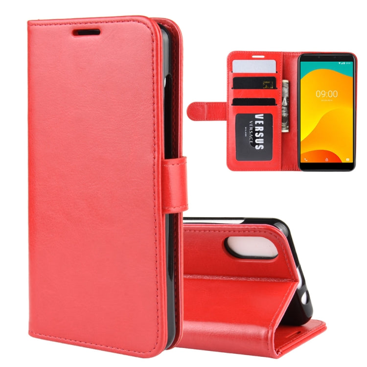 R64 Texture Single Fold Horizontal Flip Leather Case for Wiko Sunny 4 Plus , with Holder & Card Slots & Wallet