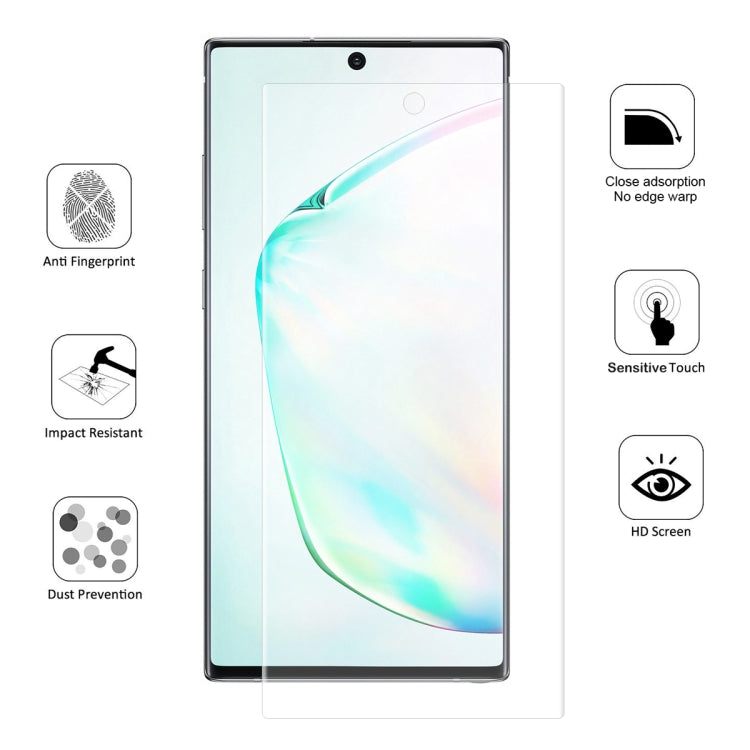 ENKAY Hat-Prince 0.1mm 3D Full Screen Protector Explosion-proof Hydrogel Film for Galaxy Note10+