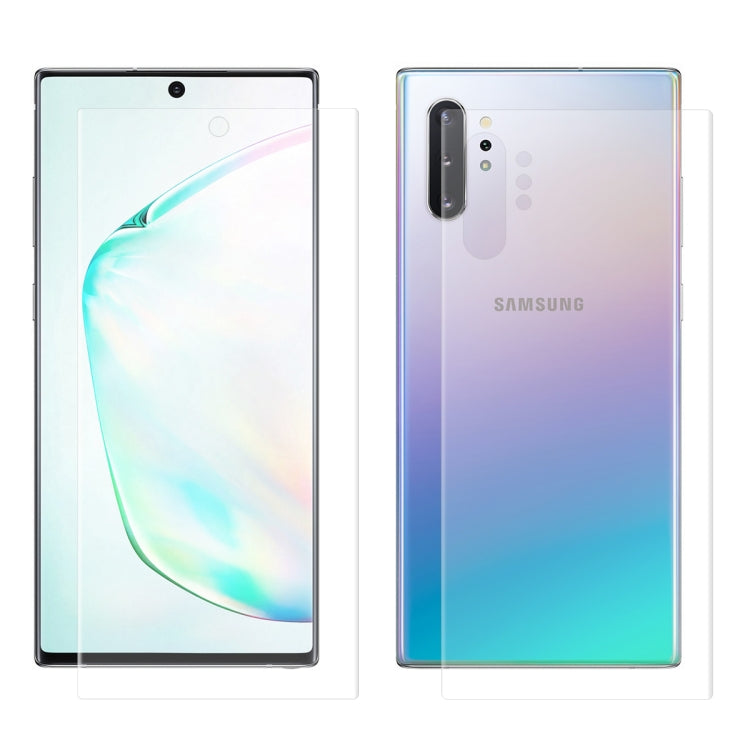 ENKAY Hat-Prince 0.1mm 3D Full Screen Protector Explosion-proof Hydrogel Film Front + Back for Galaxy Note10+