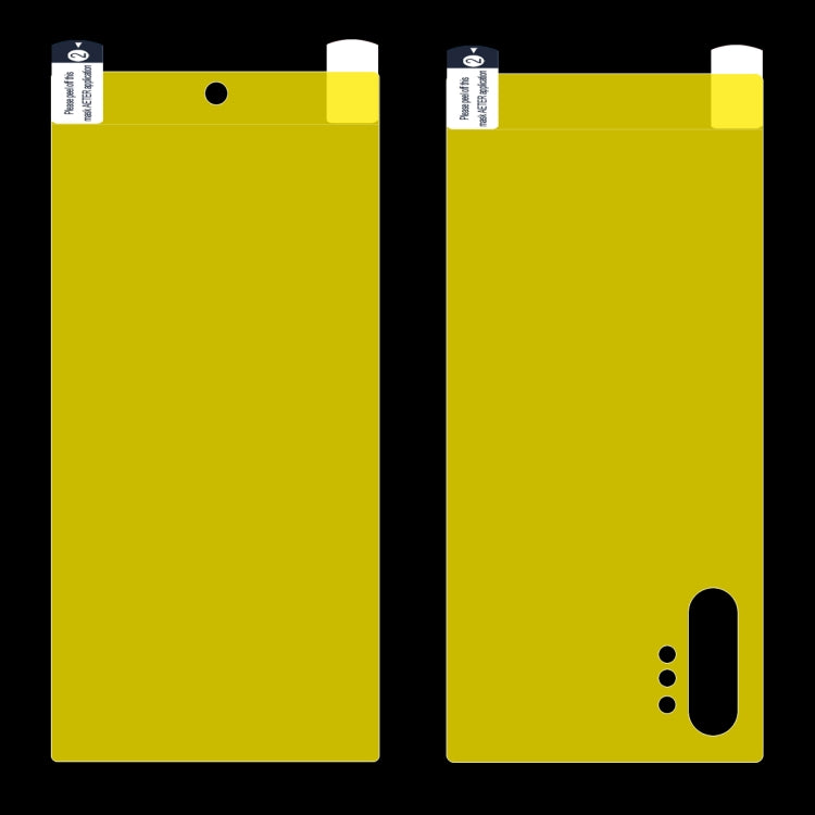 ENKAY Hat-Prince 0.1mm 3D Full Screen Protector Explosion-proof Hydrogel Film Front + Back for Galaxy Note10+