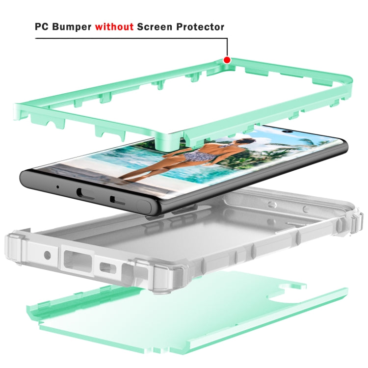PC+ Silicone Three-piece Anti-drop Protection Case for Galaxy Note10
