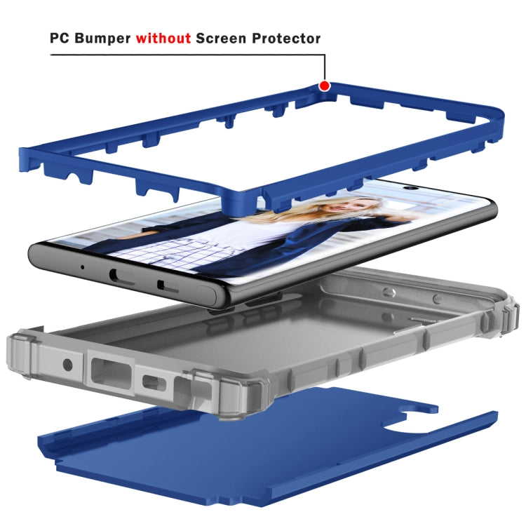 PC+ Silicone Three-piece Anti-drop Protection Case for Galaxy Note10