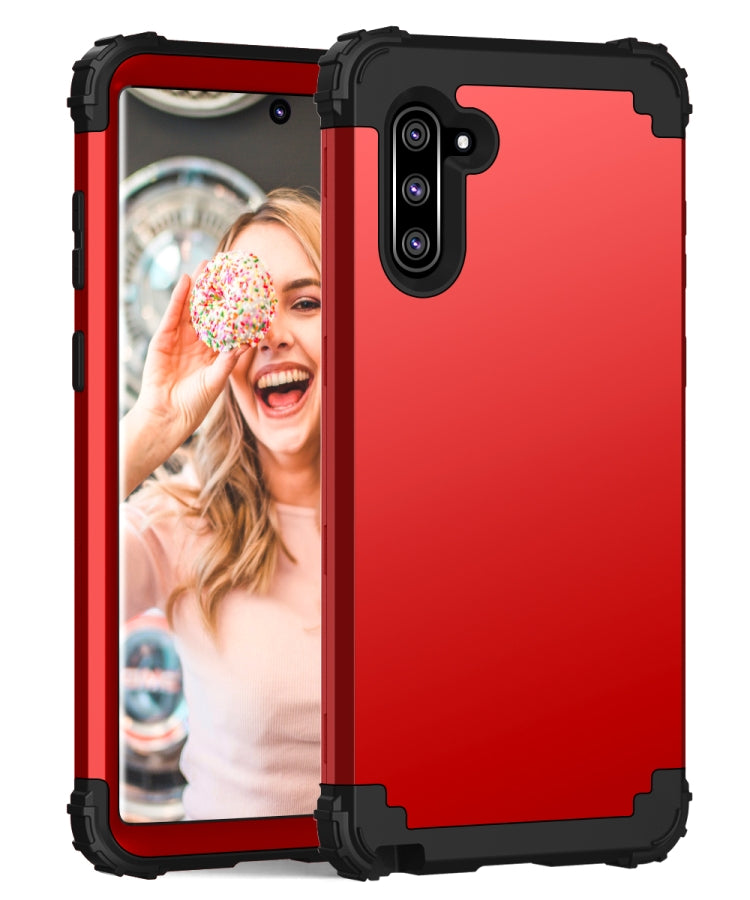 PC+ Silicone Three-piece Anti-drop Protection Case for Galaxy Note10