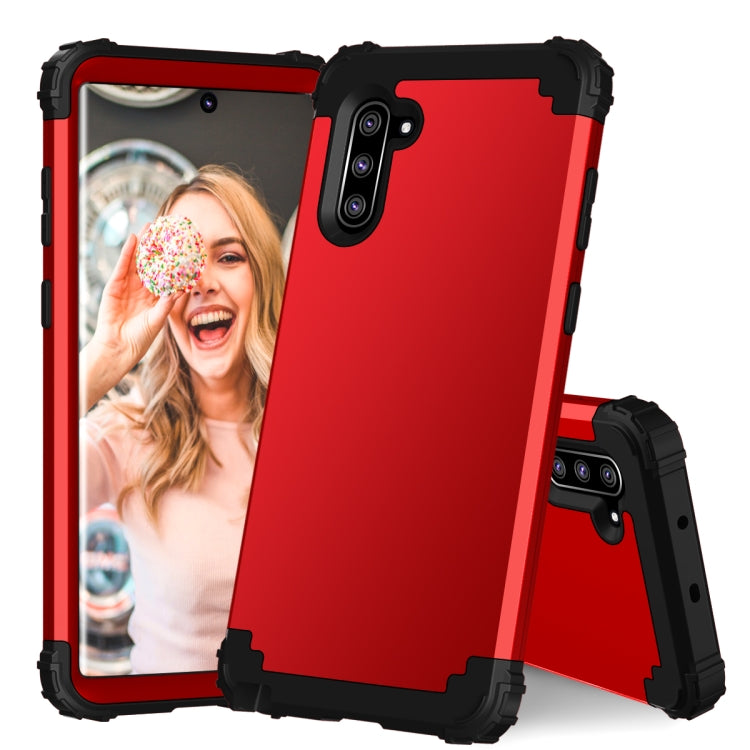 PC+ Silicone Three-piece Anti-drop Protection Case for Galaxy Note10