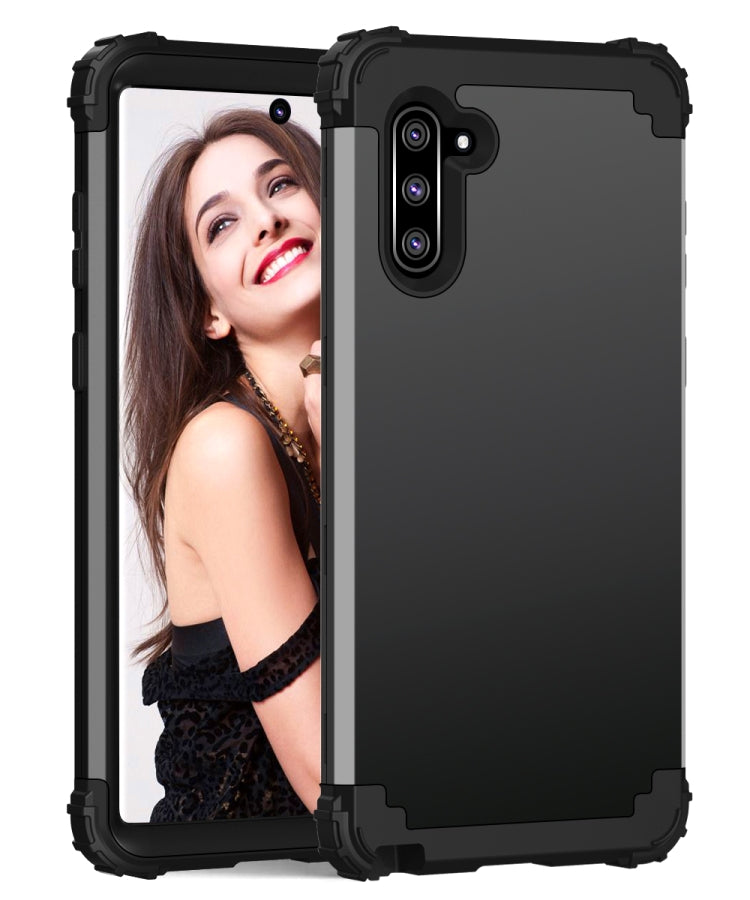 PC+ Silicone Three-piece Anti-drop Protection Case for Galaxy Note10
