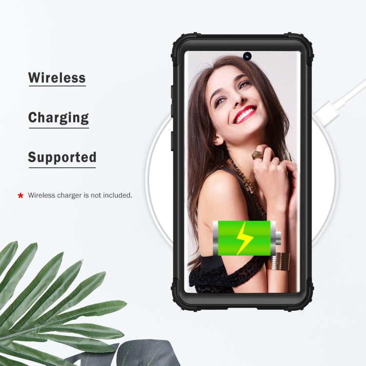 PC+ Silicone Three-piece Anti-drop Protection Case for Galaxy Note10