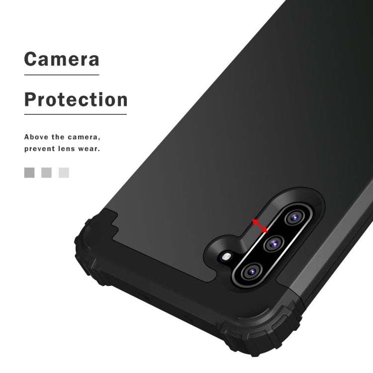 PC+ Silicone Three-piece Anti-drop Protection Case for Galaxy Note10