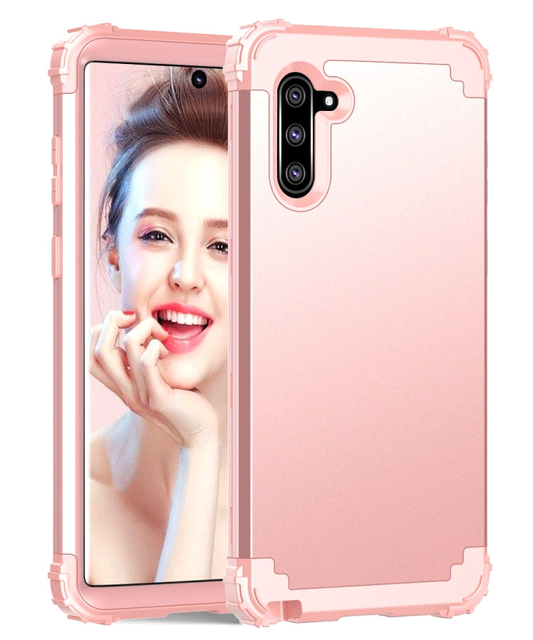 PC+ Silicone Three-piece Anti-drop Protection Case for Galaxy Note10