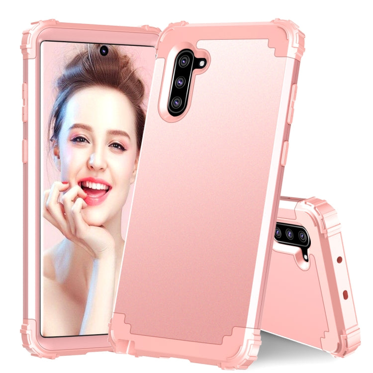 PC+ Silicone Three-piece Anti-drop Protection Case for Galaxy Note10