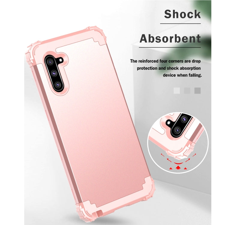 PC+ Silicone Three-piece Anti-drop Protection Case for Galaxy Note10