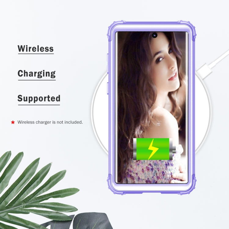 PC+ Silicone Three-piece Anti-drop Protection Case for Galaxy Note10