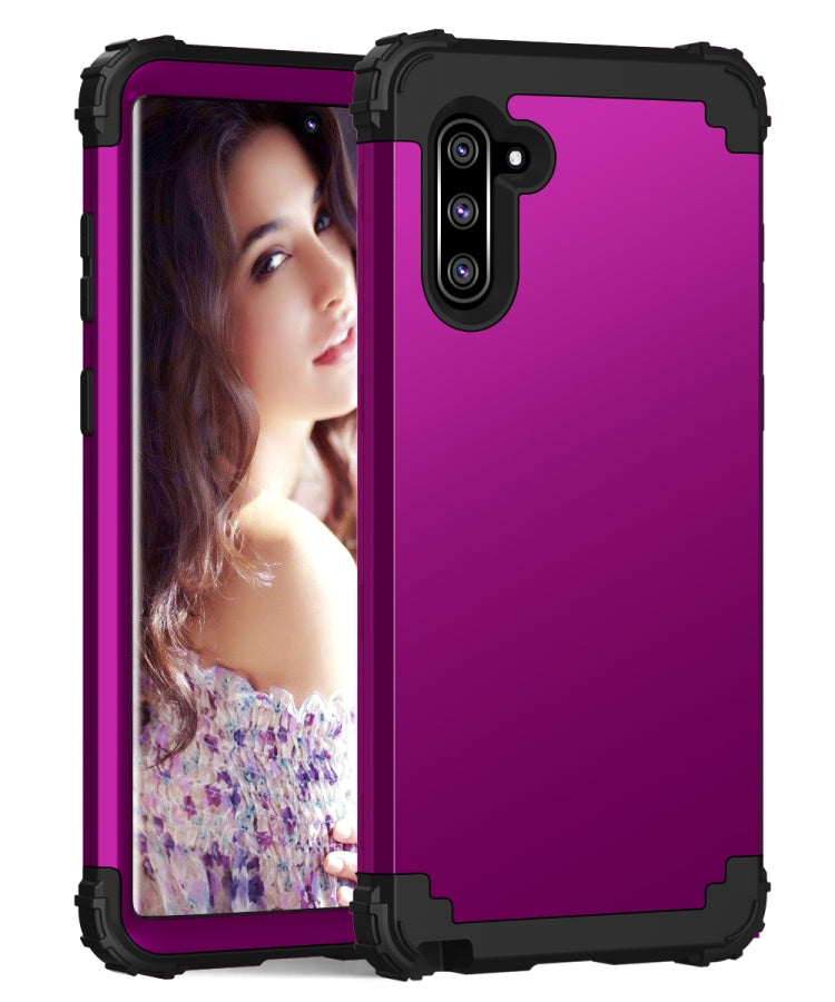 PC+ Silicone Three-piece Anti-drop Protection Case for Galaxy Note10